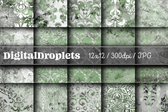 Bubble Gum Damask Vol. 23: A Vintage Paper Collection