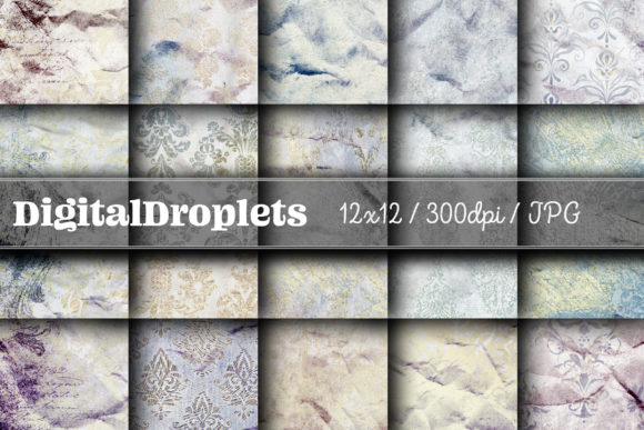 Golden Damask Dust Vol. 37: Vintage Texture for Modern Design