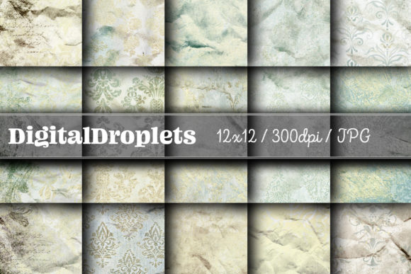 Golden Damask Dust Vol. 38: Vintage Textures for Modern Design