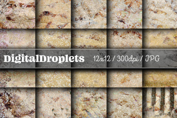 GoldenVintageGarden Vol. 3 | Collection: Layered Digital Papers