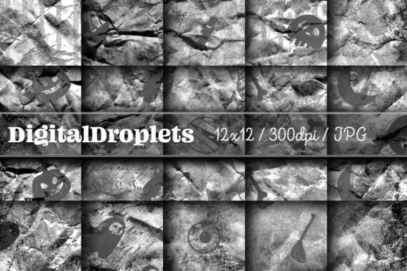 Halloween Goth Vol. 20: Grungy Vintage Papers for Dark Designs