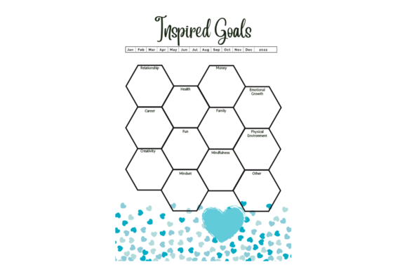 Transform Your Vision with Inspired Goals Pages Worksheets